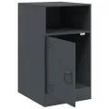 Tables de chevet 2 pcs anthracite 34,5x39x62 cm acier