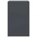 Tables de chevet 2 pcs anthracite 34,5x39x62 cm acier