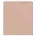Tables de chevet 2 pcs rose 34,5x39x44 cm acier
