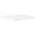 Lit avec matelas noir et blanc 180x200 cm similicuir