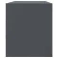 Meuble TV anthracite 99x39x44 cm acier