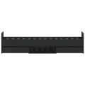 Cadre de lit sans matelas noir 100x200 cm