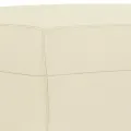 Ensemble de canapés 4 pcs avec coussins Crème Similicuir