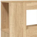Tête de lit à LED chêne sonoma 200x18,5x103,5cm bois ingénierie