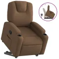 Fauteuil inclinable Marron Tissu