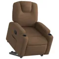 Fauteuil inclinable Marron Tissu