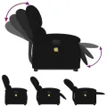 Fauteuil inclinable de massage électrique noir velours