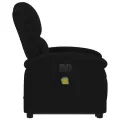 Fauteuil inclinable de massage électrique noir velours