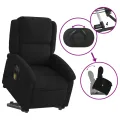 Fauteuil inclinable de massage électrique noir velours