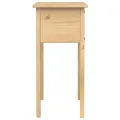 Table console Corona 73x35x73 cm bois de pin massif