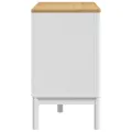 Commode FLORO blanc bois de pin massif