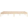 Cadre de lit sans matelas 193x203 cm bois massif de pin