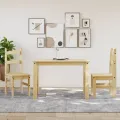 Chaises à manger lot de 2 40x46x99 cm bois massif de pin