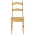 Chaises à manger lot de 2 40x46x99 cm bois massif de pin