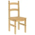 Chaises à manger lot de 2 40x46x99 cm bois massif de pin