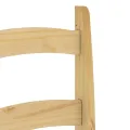 Chaises à manger lot de 2 40x46x99 cm bois massif de pin