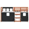 Lit superposé sans matelas 75x190 cm bois de pin massif