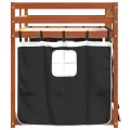 Lit superposé sans matelas 75x190 cm bois de pin massif
