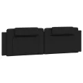 Cadre de lit sans matelas noir 180x200 cm similicuir