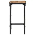 Ensemble de bar 3 pcs bois de manguier brut massif et métal