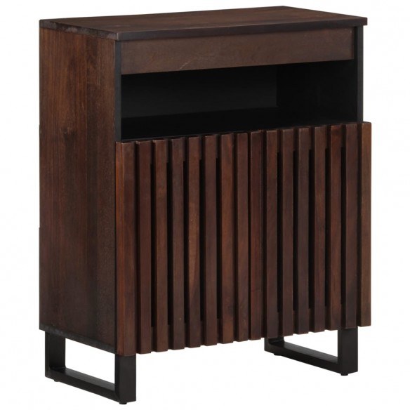 Buffet marron 60x34x75 cm bois massif de manguier