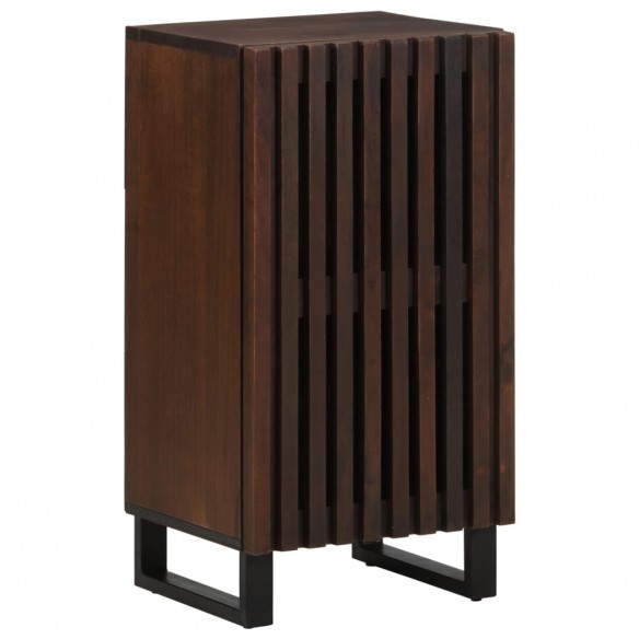 Buffet marron 40x34x75 cm bois massif de manguier