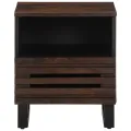 Table de chevet 40x34x46 cm bois de manguier massif
