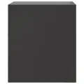 Tables de chevet 2 pcs noir 34,5x39x44 cm acier