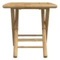Table de jardin pliable 45x45x45 cm bambou