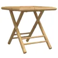 Table de jardin pliable 45x45x45 cm bambou