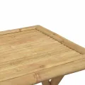 Table de jardin pliable 45x45x45 cm bambou