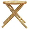 Table de jardin pliable Ø45x45 cm bambou