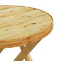 Table de jardin pliable Ø45x45 cm bambou
