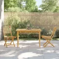 Table à manger de jardin 110x55x75 cm bambou