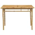 Table à manger de jardin 110x55x75 cm bambou