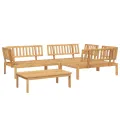 Salon palette de jardin 4 pcs bois d'acacia massif