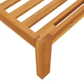 Canapés d'angle palette de jardin 2 pcs bois massif d'acacia