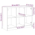 Buffet sonoma gris 102x37x75,5 cm bois d'ingénierie