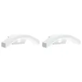 Appliques murales LED d'extérieur avec capteurs 2 pcs blanc