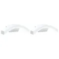 Appliques murales LED d'extérieur 2 pcs blanc