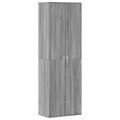 Buffet haut sonoma gris 60x35x180 cm bois d'ingénierie