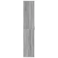 Buffet haut sonoma gris 60x35x180 cm bois d'ingénierie