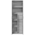 Buffet haut sonoma gris 60x35x180 cm bois d'ingénierie