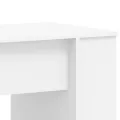 Bureau blanc 140x50x75 cm bois d'ingénierie