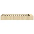 Cadre de lit sans matelas chêne sonoma 90x190 cm