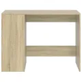 Bureau chêne sonoma 102x50x75 cm bois d'ingénierie
