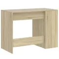 Bureau chêne sonoma 102x50x75 cm bois d'ingénierie