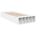 Cadre de lit sans matelas blanc 90x190 cm