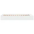 Cadre de lit sans matelas blanc 90x190 cm