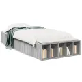 Cadre de lit sans matelas sonoma gris 90x190 cm